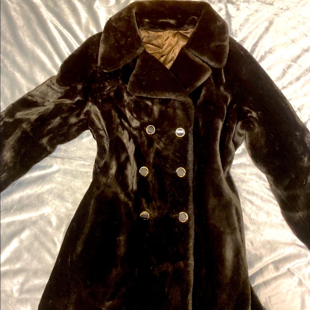 Women’s Vintage Long ‘Fur’ Coat by Borgazia